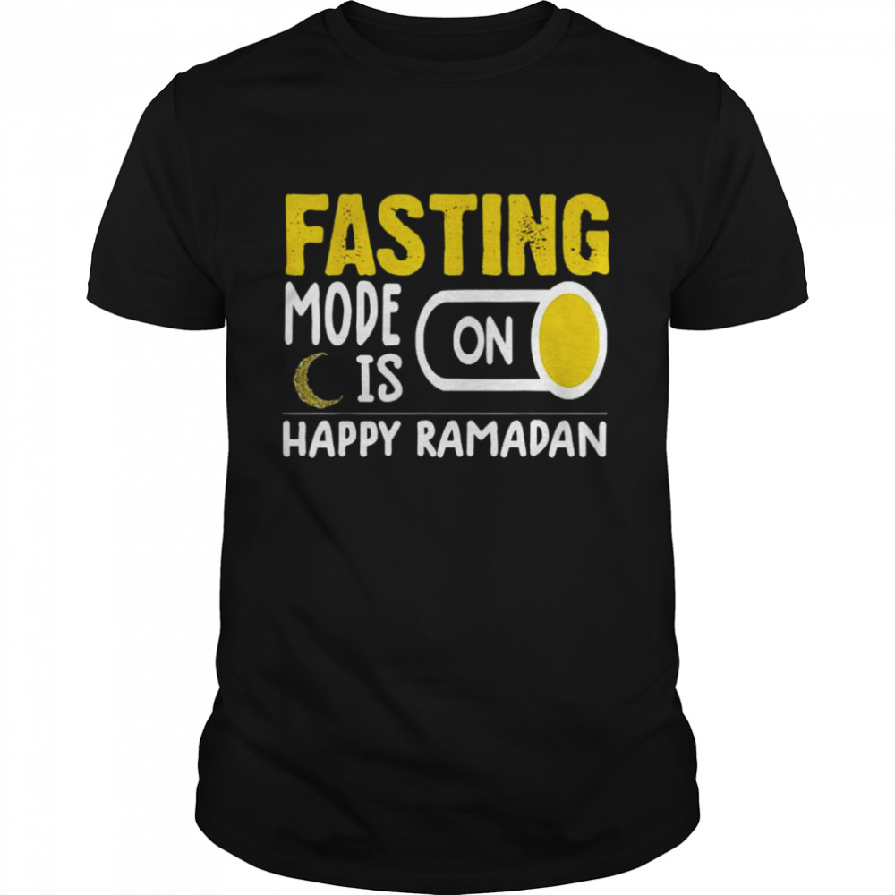 Fasting mode on happy ramadan mubarak shirt Classic Men's T-shirt