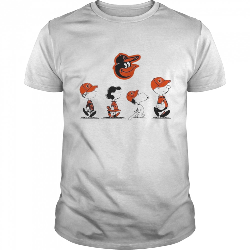 Peanuts characters Baltimore Orioles shirt Classic Men's T-shirt