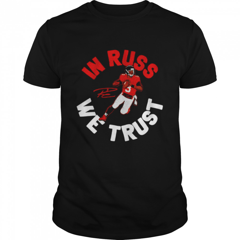 Russell Wilson in russ we trust signature shirt Classic Men's T-shirt