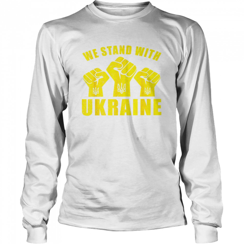 Support Ukraine We Stand with Ukraine Shirt - Trend T