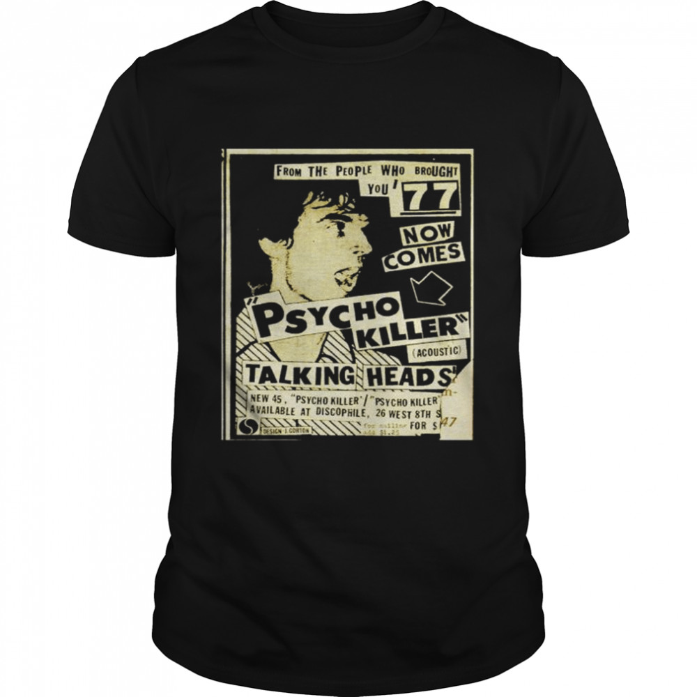 talking heads shirt vintage