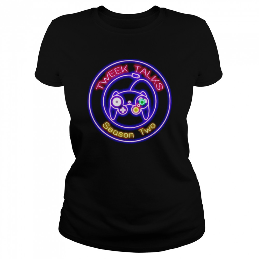 Tweek talks season two neon video game shirt Classic Women's T-shirt