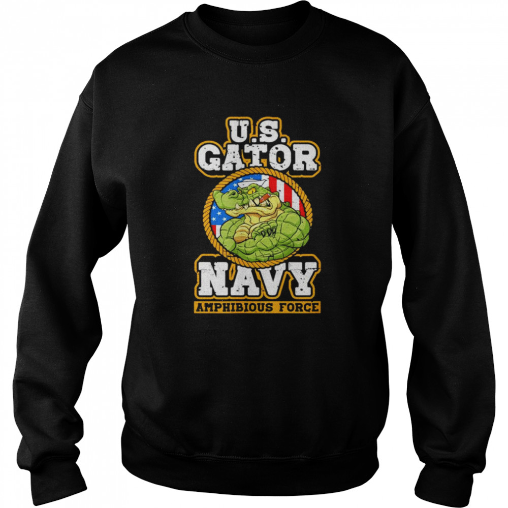 US gator navy amphibious force shirt Unisex Sweatshirt