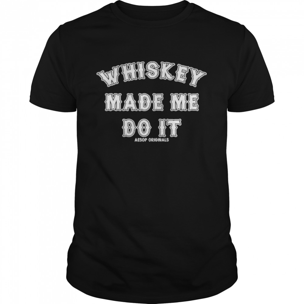 Whisky made me do it shirt Classic Men's T-shirt