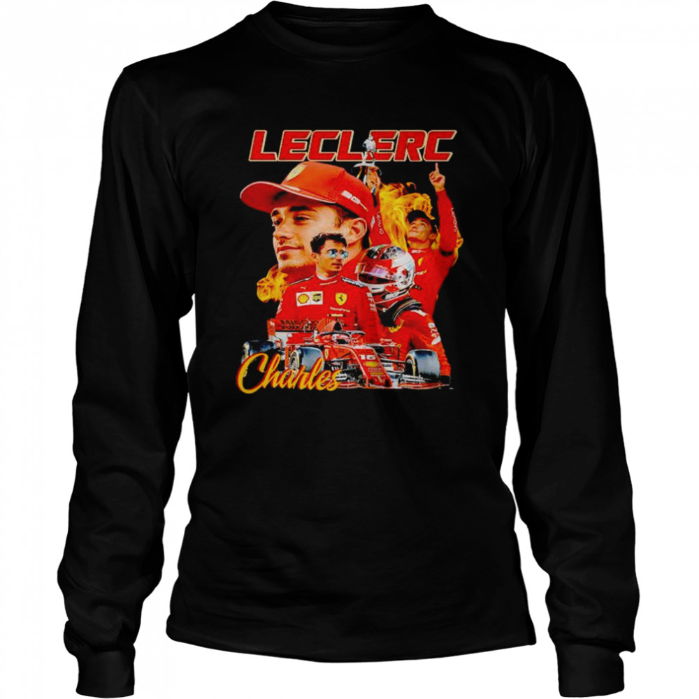 Charles Leclerc Championship Formula 1 Racing shirt Long Sleeved T-shirt