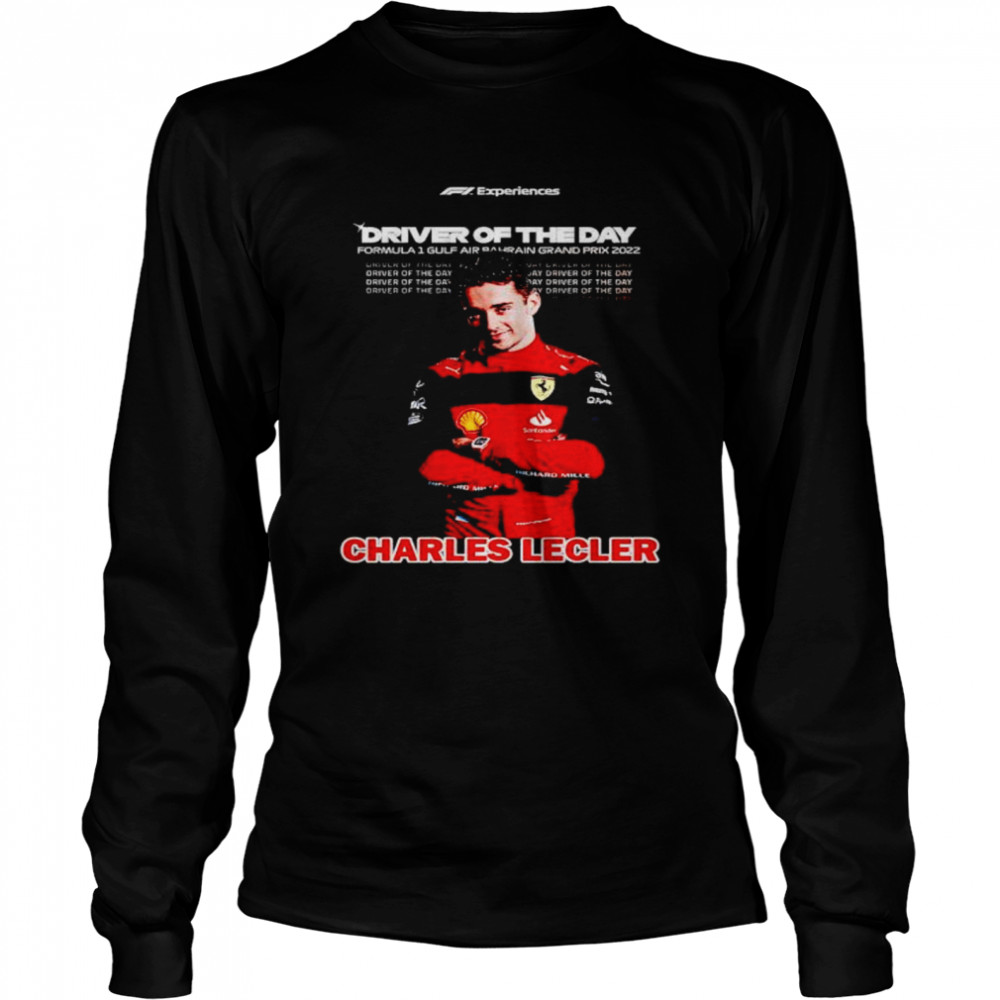 Charles Leclerc driver of the day shirt Long Sleeved T-shirt