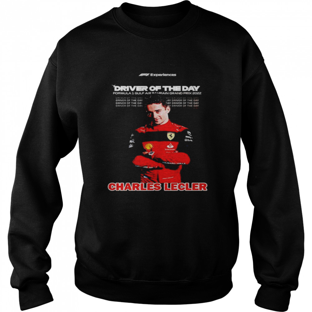 Charles Leclerc driver of the day shirt Unisex Sweatshirt