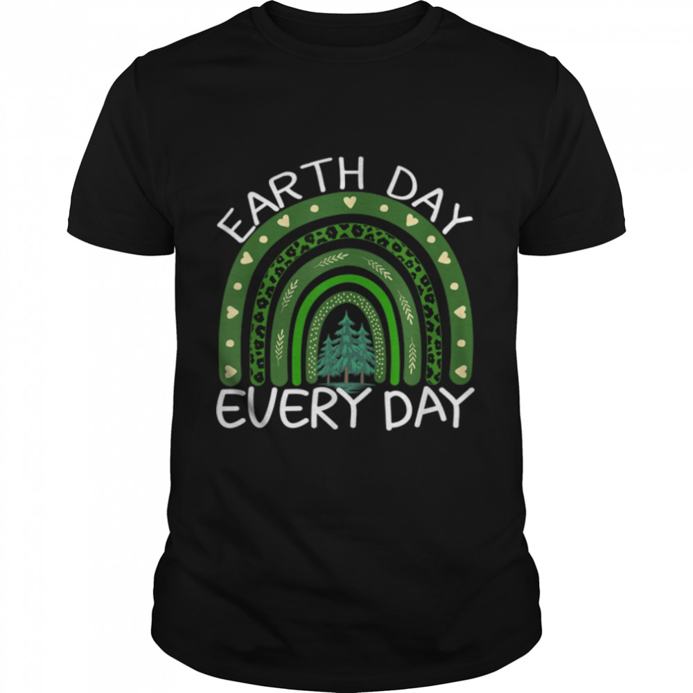Earth Day Everyday Rainbow Design Earth Day T- B09W5HFT29 Classic Men's T-shirt