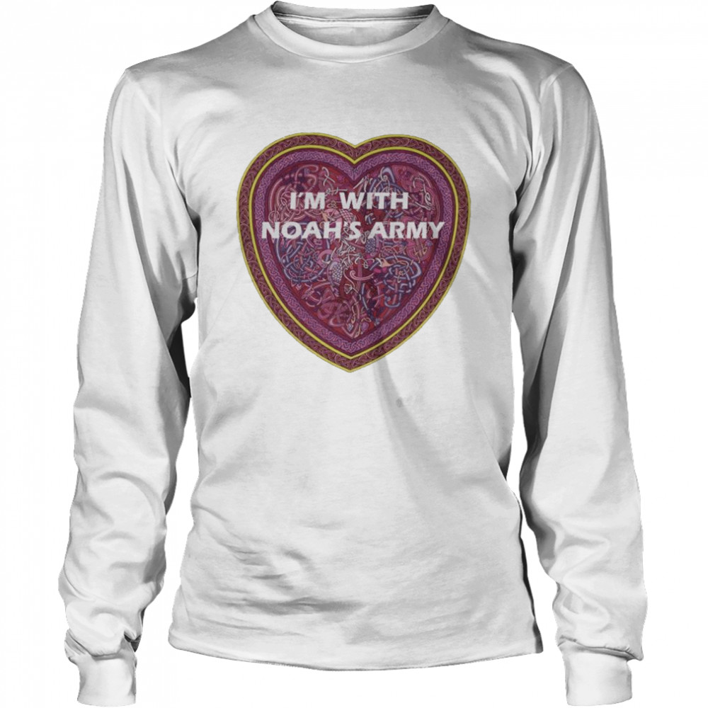 I’m with noah’s army shirt Long Sleeved T-shirt