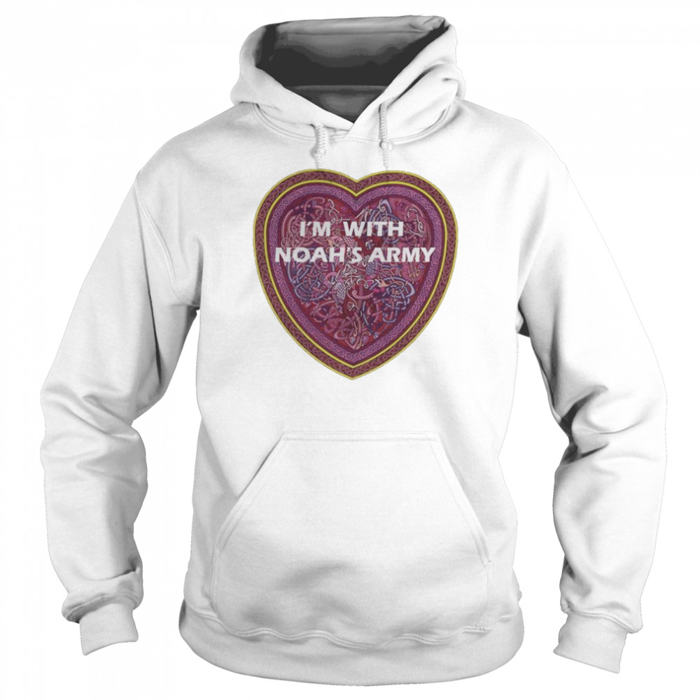 I’m with noah’s army shirt Unisex Hoodie