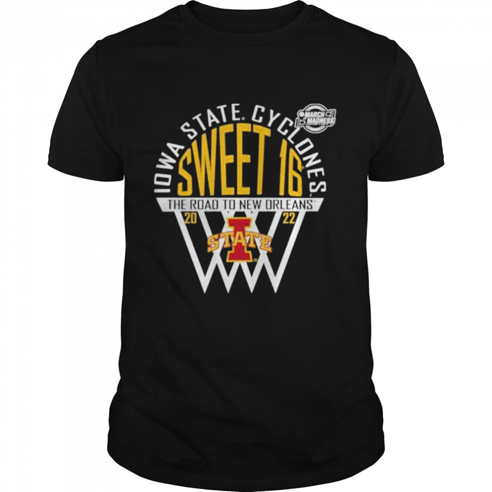 Iowa State Cyclones Sweet 16 the road to new orleans 2022 shirt Classic Men's T-shirt