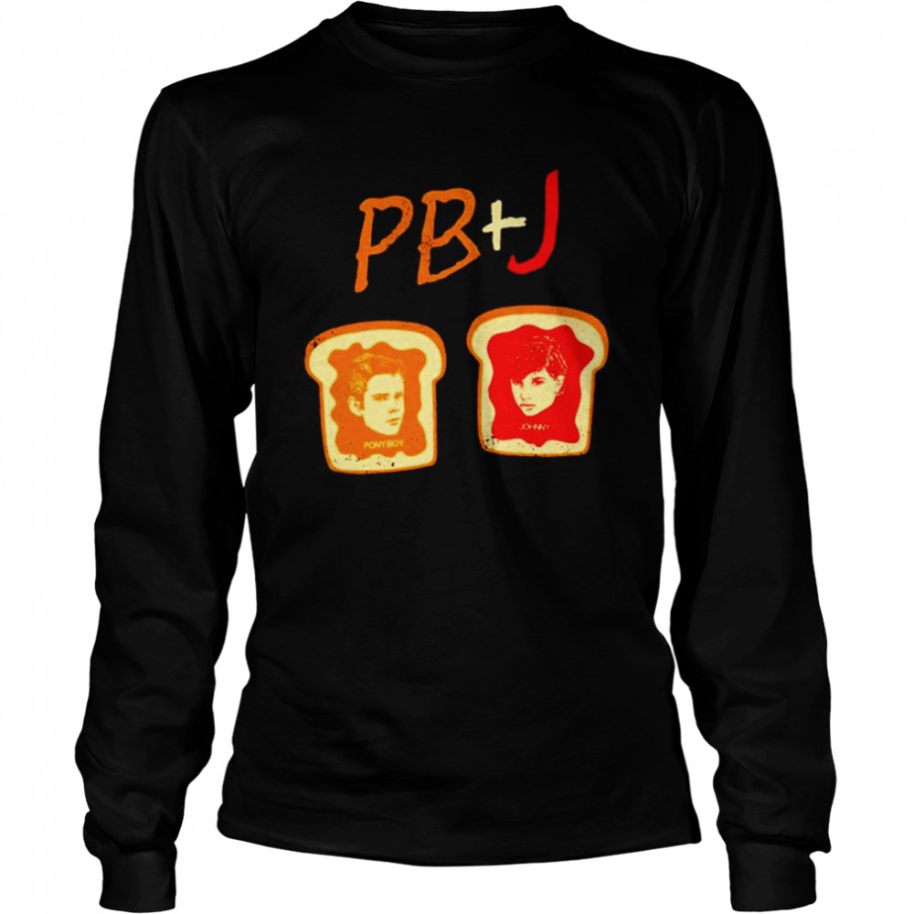 Ponyboy And Johnny PB + J shirt Long Sleeved T-shirt