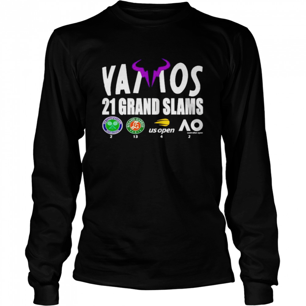 Rafael Nadal 21 Grand Slams Rafa Legend shirt Long Sleeved T-shirt