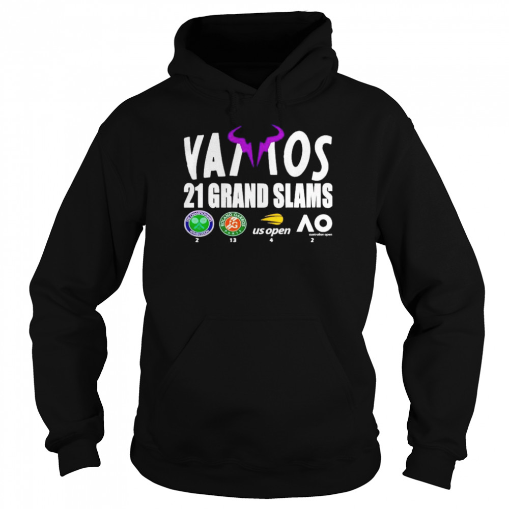 Rafael Nadal 21 Grand Slams Rafa Legend shirt Unisex Hoodie