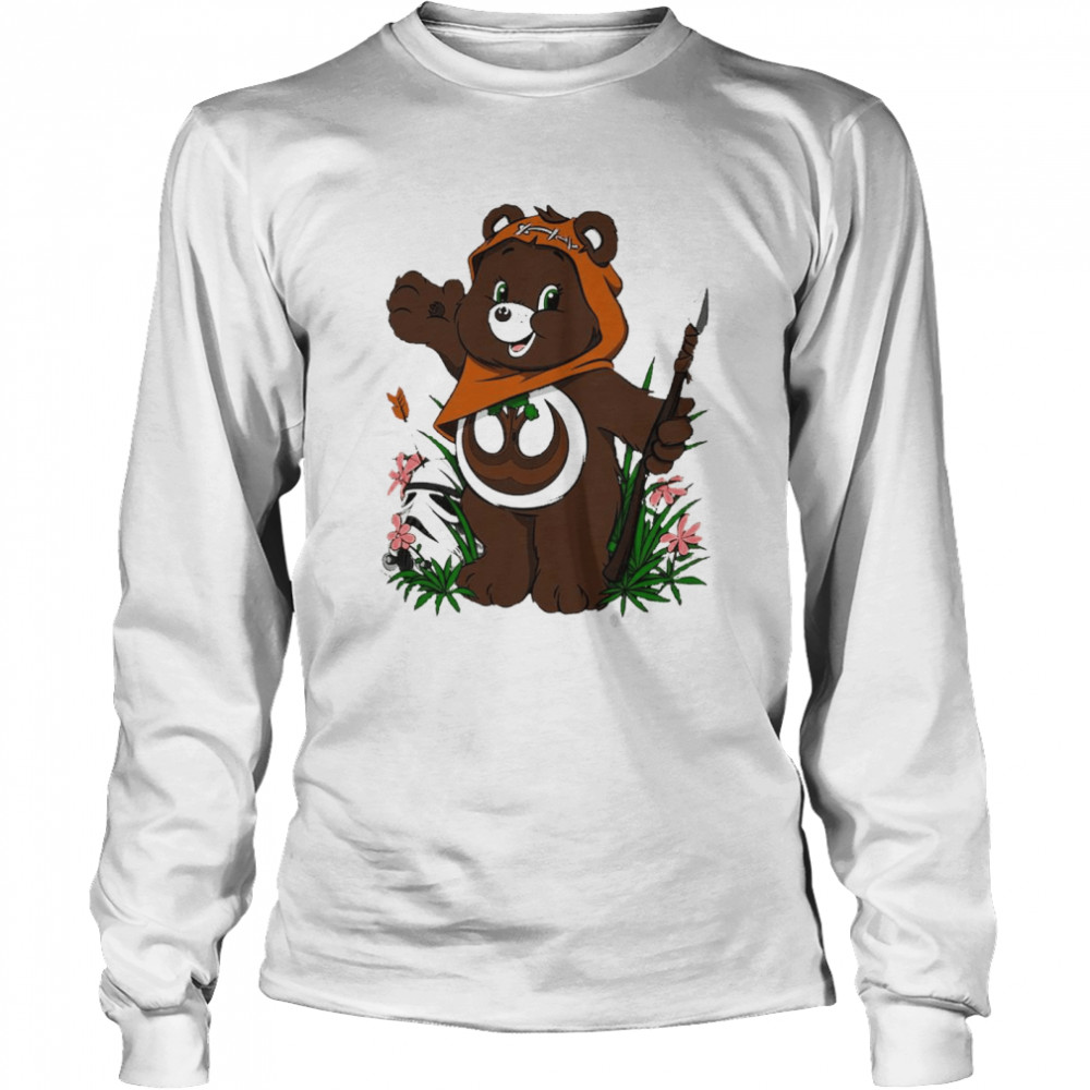 Rebel Heart Bear cartoon shirt Long Sleeved T-shirt