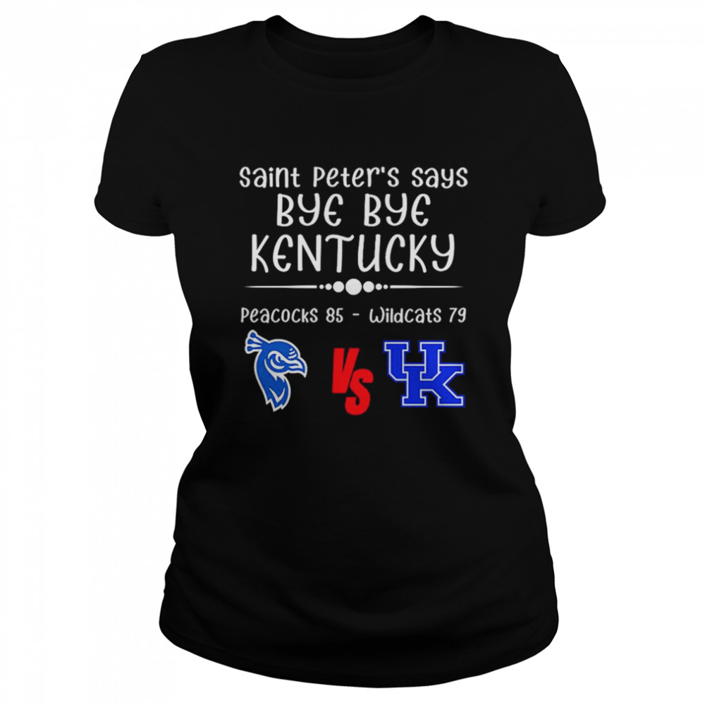 Saint Peters Peacocks Beats Kentucky shirt Classic Women's T-shirt