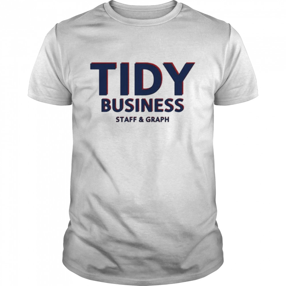 Tidy business staff and graph shirt Classic Men's T-shirt