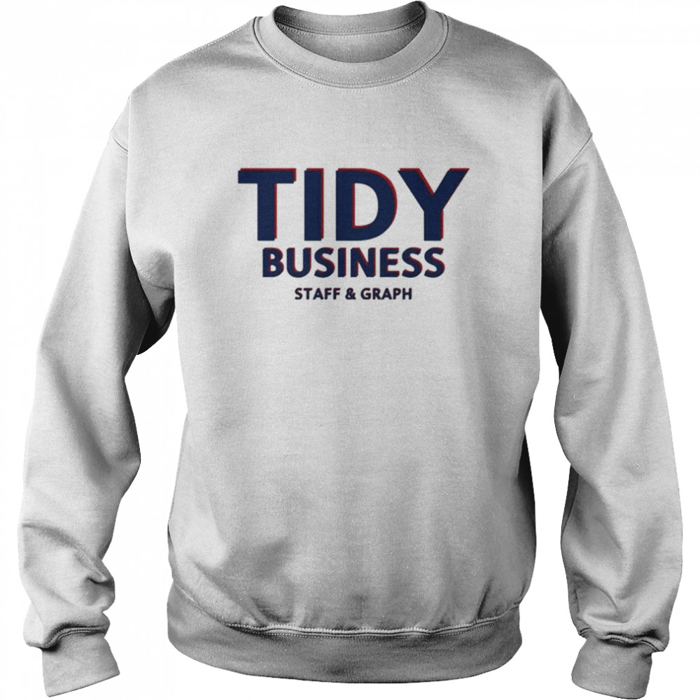 Tidy business staff and graph shirt Unisex Sweatshirt