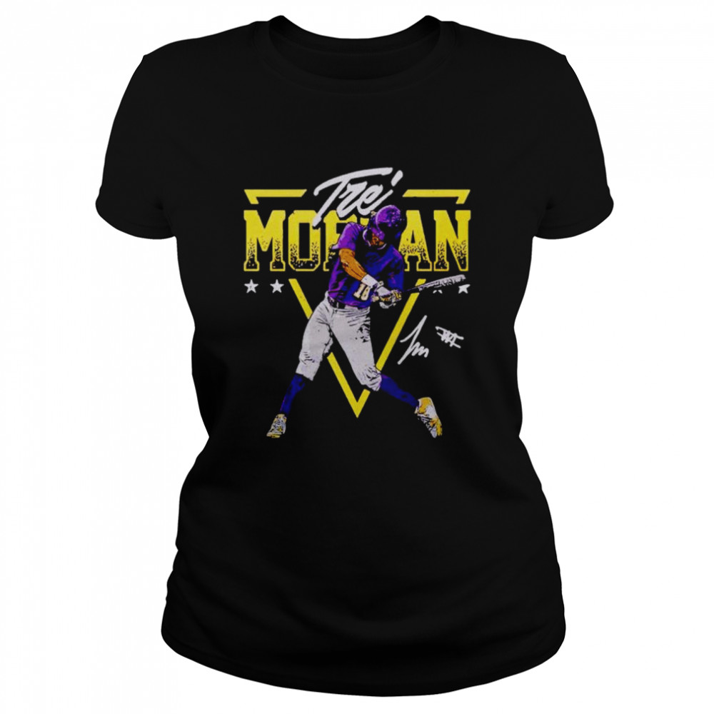 Tre Morgan Louisiana NIL Baseball signatures shirt Classic Women's T-shirt