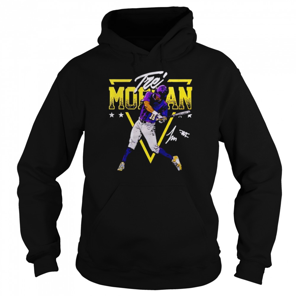 Tre Morgan Louisiana NIL Baseball signatures shirt Unisex Hoodie