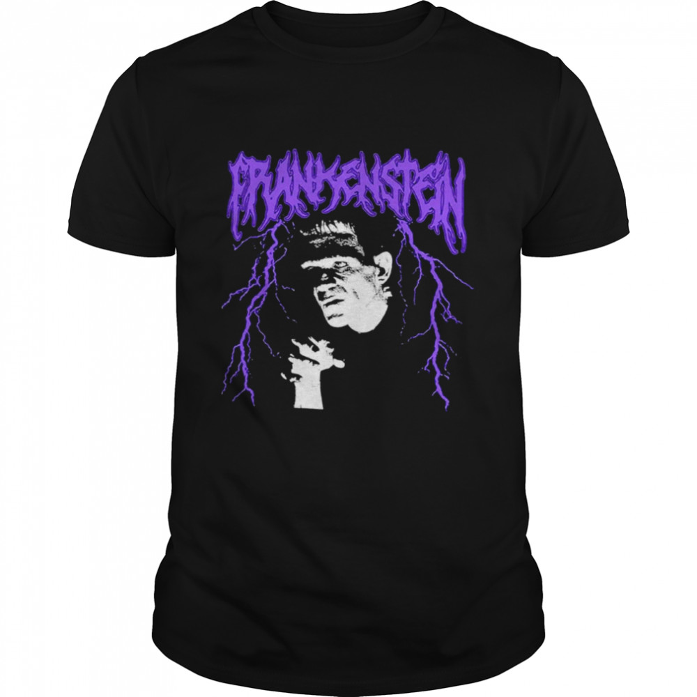 Universal Monsters Frankenstein Monster Metal shirt Classic Men's T-shirt