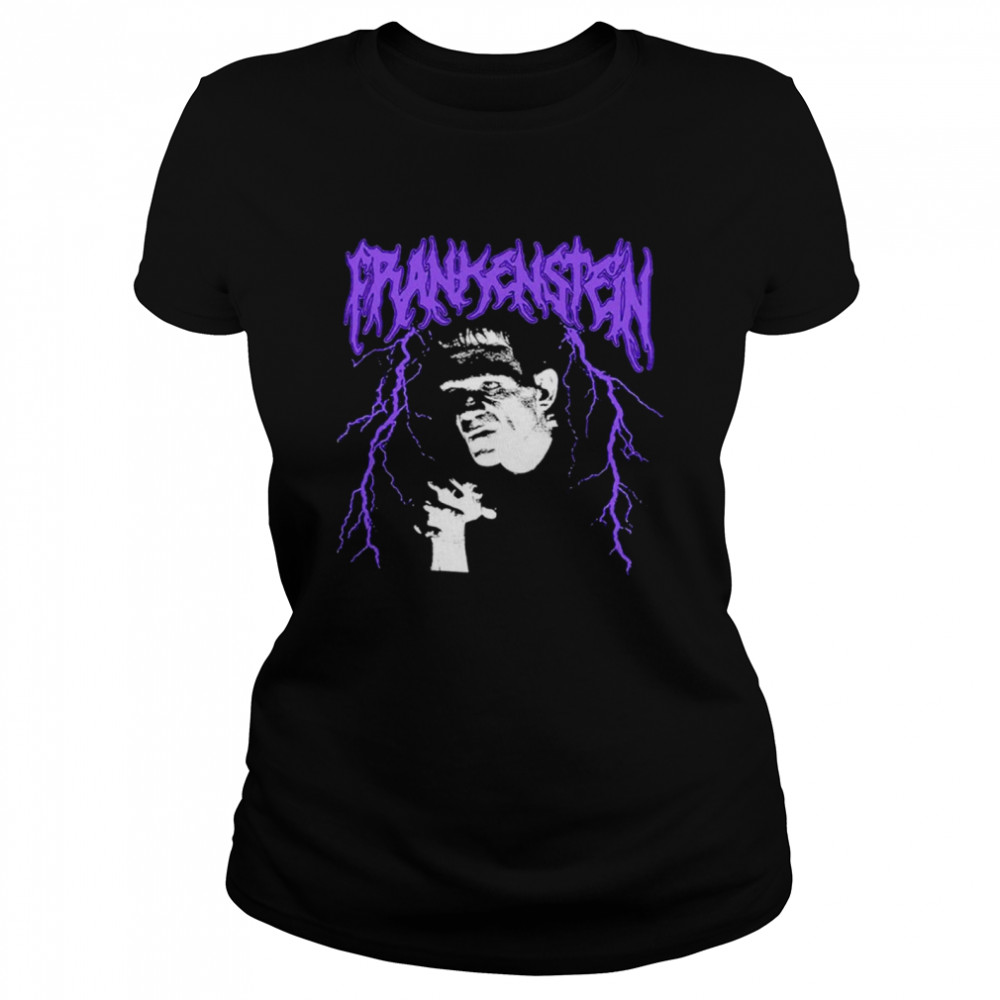 Universal Monsters Frankenstein Monster Metal shirt Classic Women's T-shirt