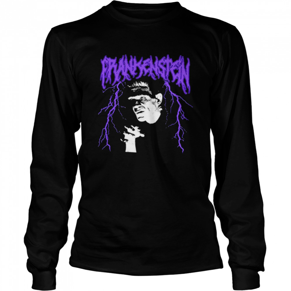 Universal Monsters Frankenstein Monster Metal shirt Long Sleeved T-shirt