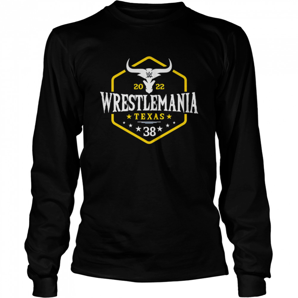 WrestleMania 38 Branded shirt Long Sleeved T-shirt