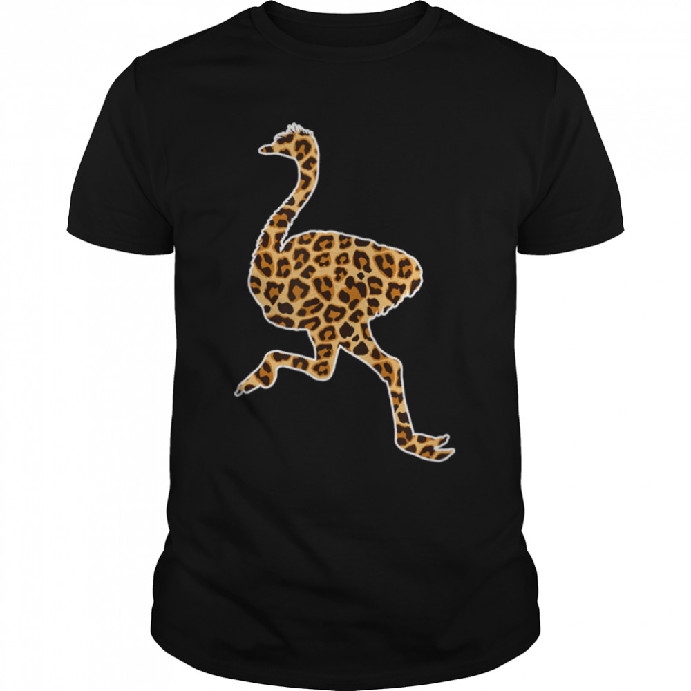 Ostrich Lover Pet Animal Print Leopard Girls Women Kids T- B09W8WHZFR Classic Men's T-shirt