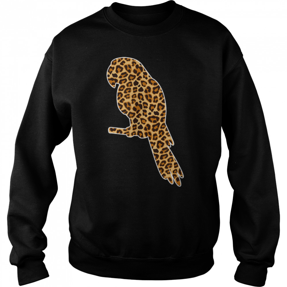 Parrot Lover Pet Animal Print Leopard For Girls Women Kids T- B09W8XLJPG Unisex Sweatshirt