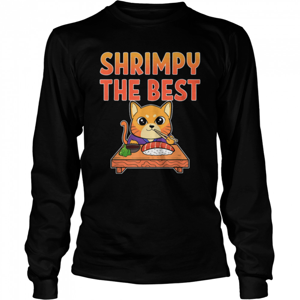 Sushi Cat T- B09W64ZFLJ Long Sleeved T-shirt