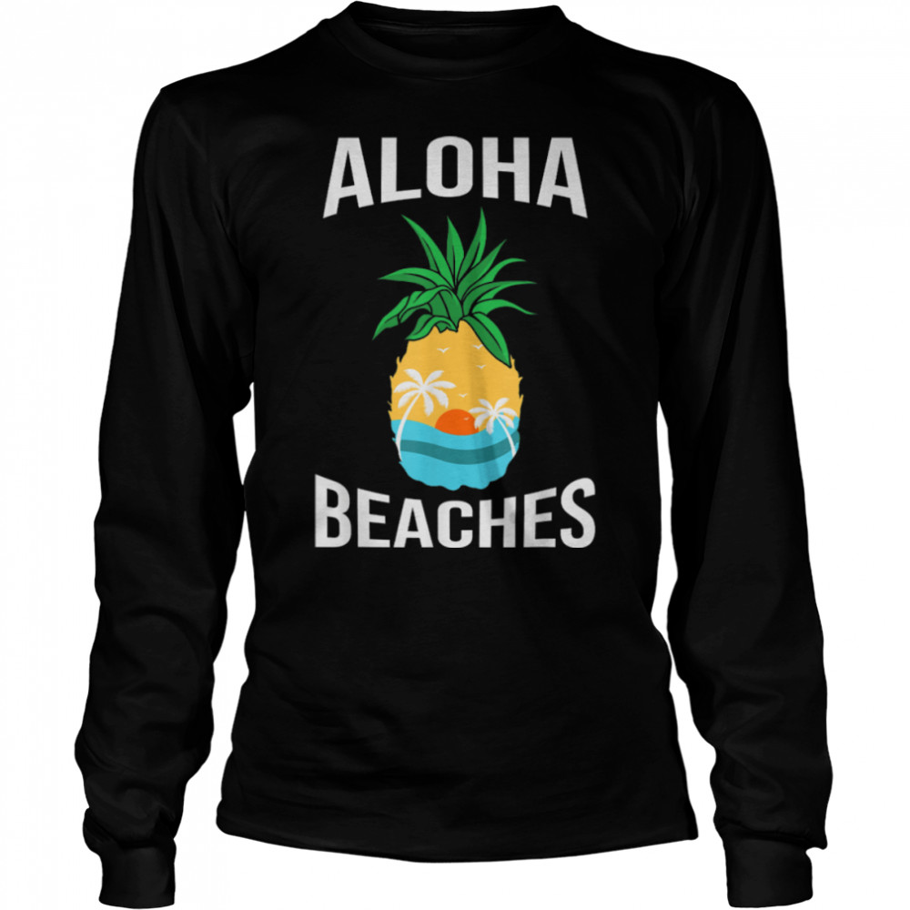 Vacay Mode Pineapple Funny Family Vacation Beaches T- B09W656XQF Long Sleeved T-shirt