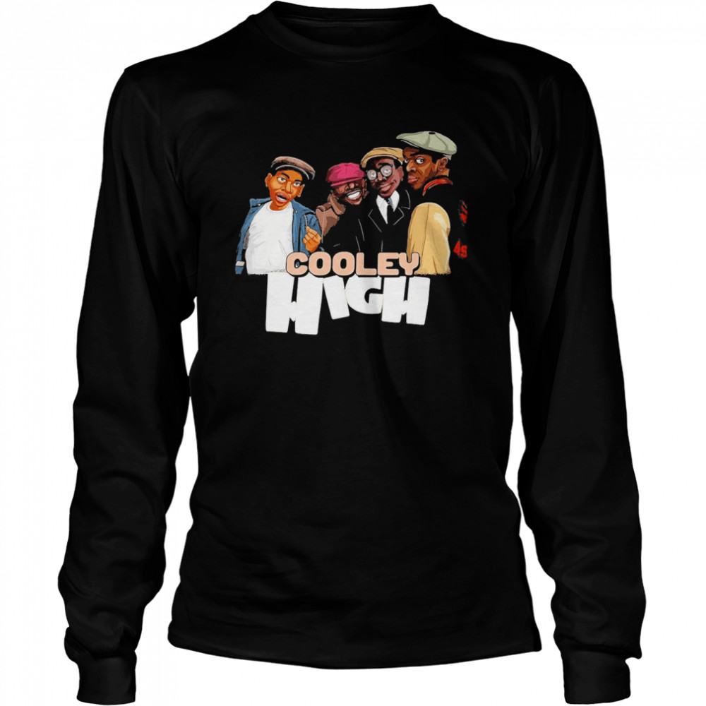 Cooley High Movie Art Cartoon Long Sleeved T-shirt