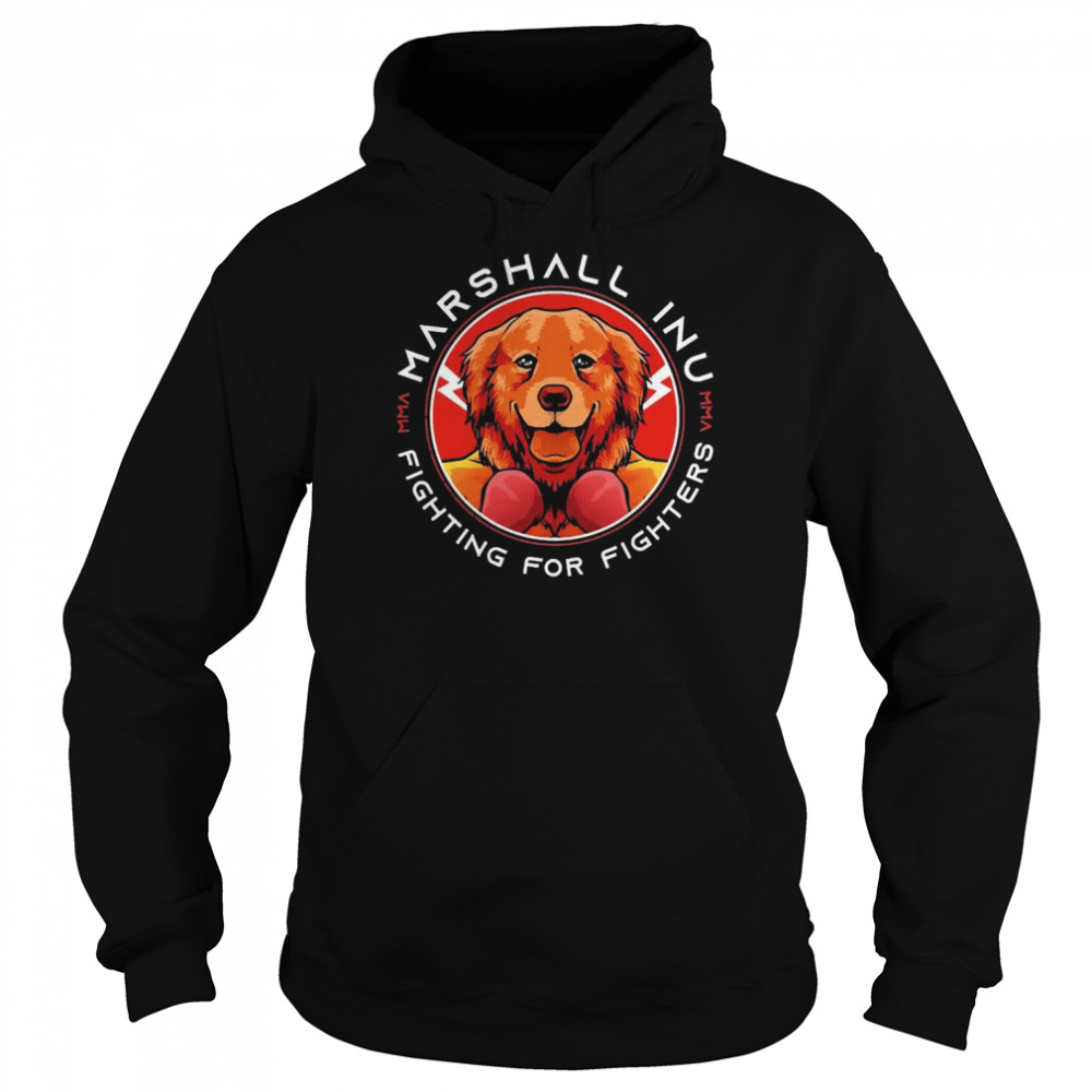 Marshall Rogan Inu Fighting For Fighters Unisex Hoodie