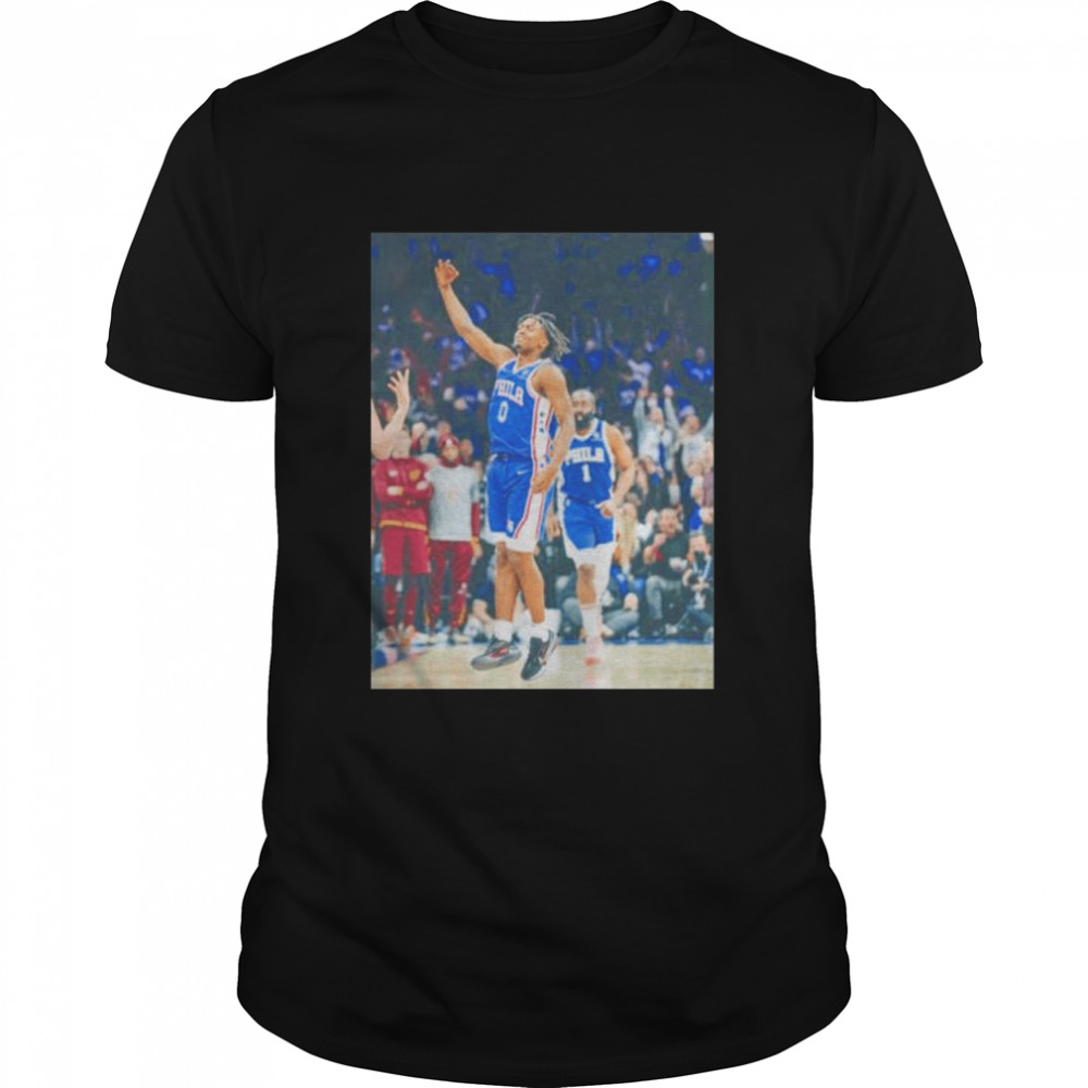 Tyrese Maxey Goat Philadelphia 76ers shirt
