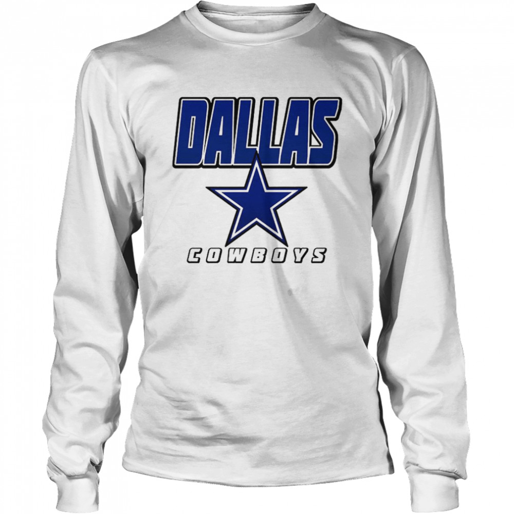 Dallas Cowboys NFL Authentic Hoodie Pullover Sweatshirt Grey/Blue adult  Medium.