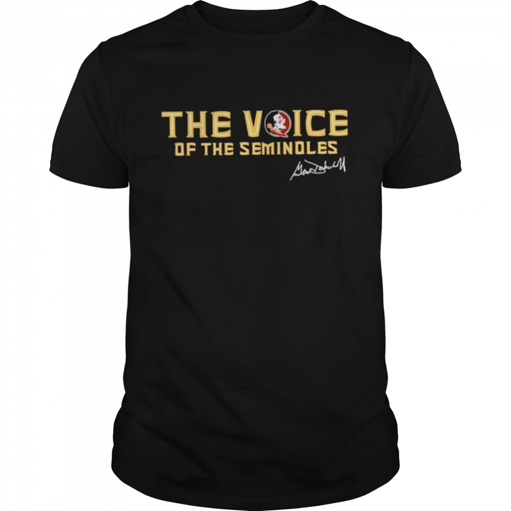 Florida State Seminoles the voice of the Seminoles shirt