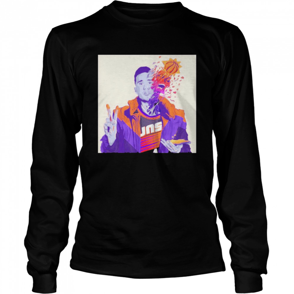 Phoenix Suns dangerous Devin booker drawing shirt Long Sleeved T-shirt