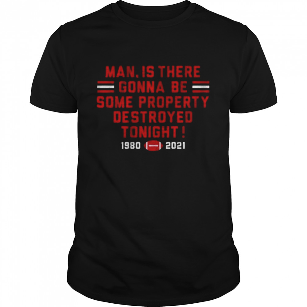 Property destroyed tonight athens shirt Classic Men's T-shirt