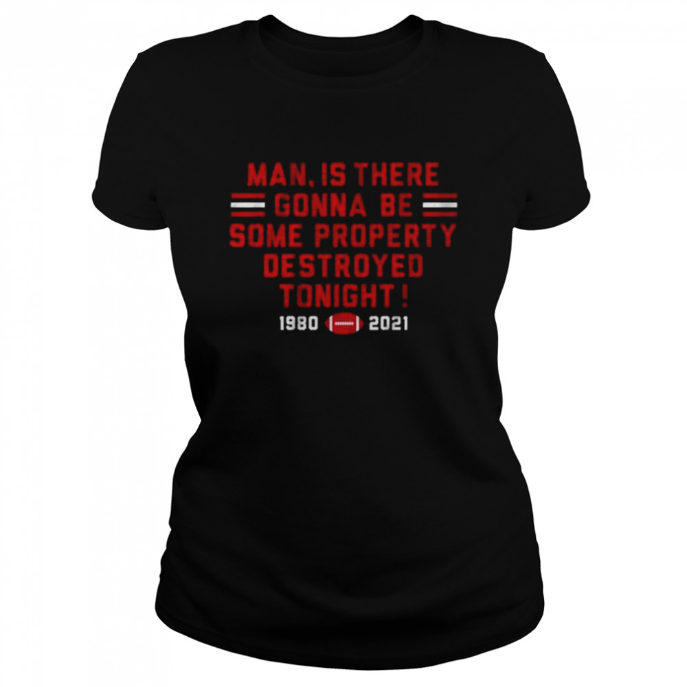 Property destroyed tonight athens shirt Classic Women's T-shirt