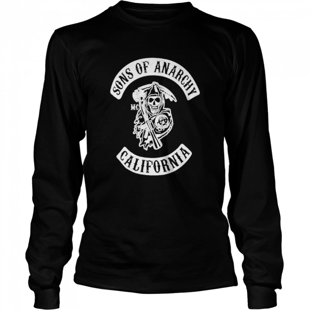 Sons of anarchy California shirt Long Sleeved T-shirt