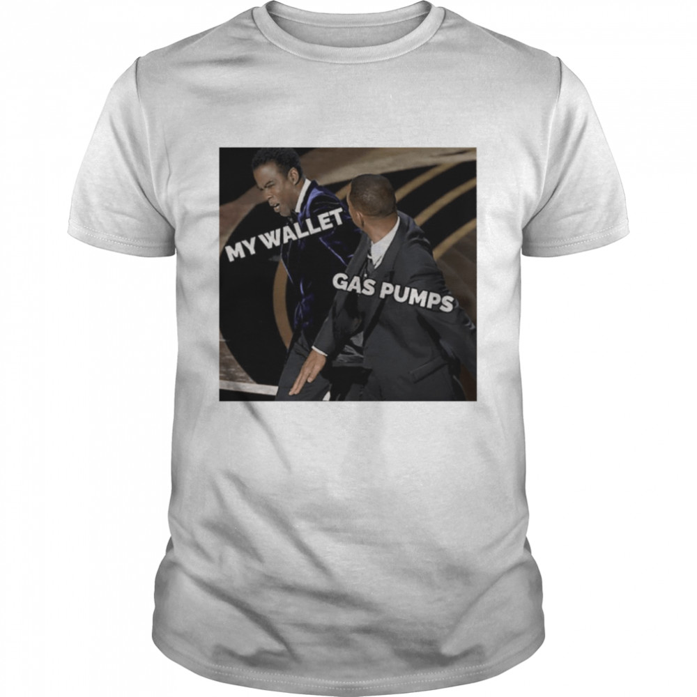Will Smith gas pumps Chris Rock my wallet shirt Classic Men's T-shirt