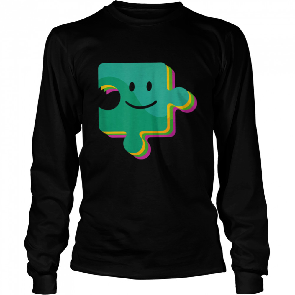 Love Autism Awareness Day Month Colorful Puzzle Piece T- B09WM9JHLV Long Sleeved T-shirt