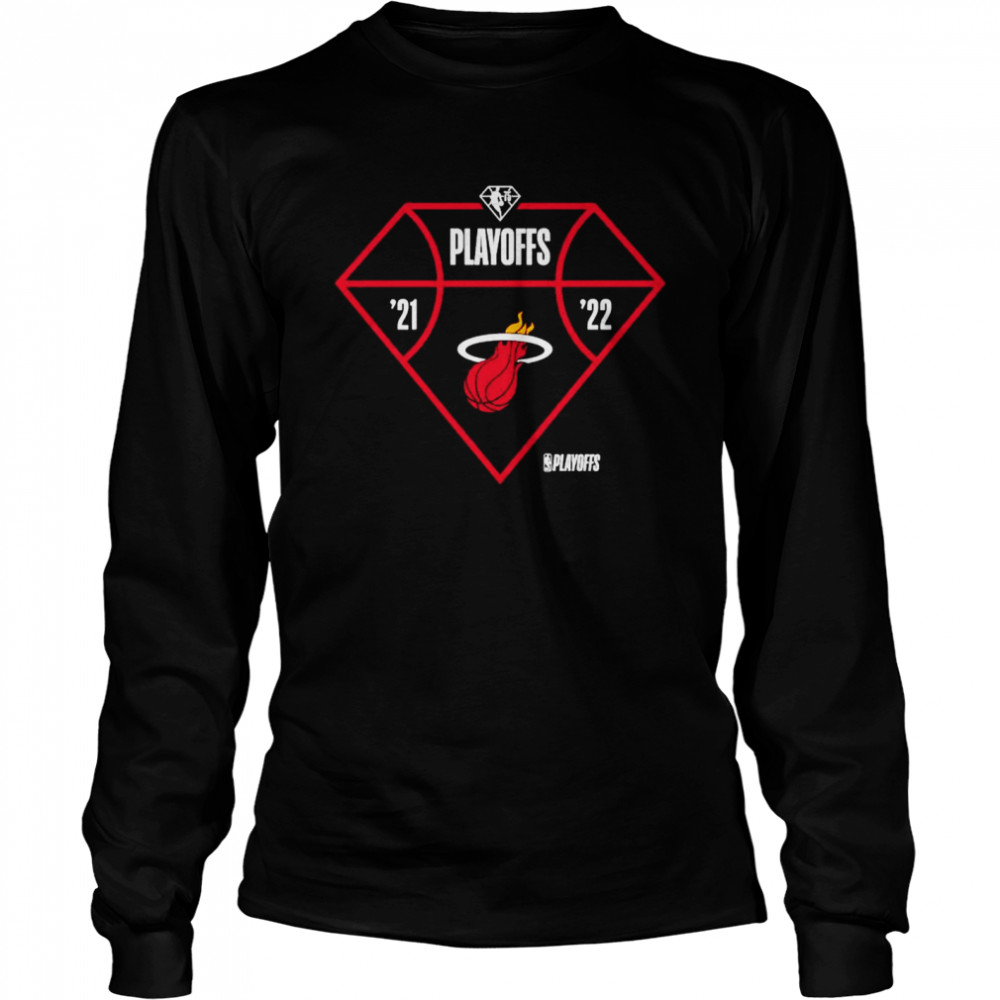 Miami Heat 2022 NBA Playoffs Tip Off T- Long Sleeved T-shirt