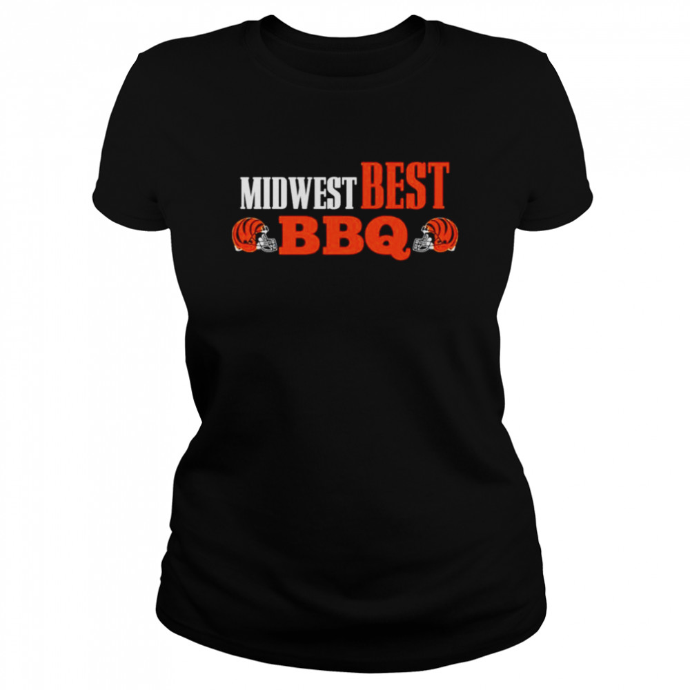 Midwest Best BBQ and Bengals shirt Classic Women's T-shirt