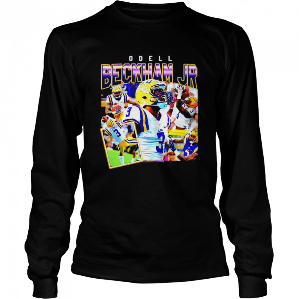 Odell Beckham Jr. OBJ Retro shirt Long Sleeved T-shirt