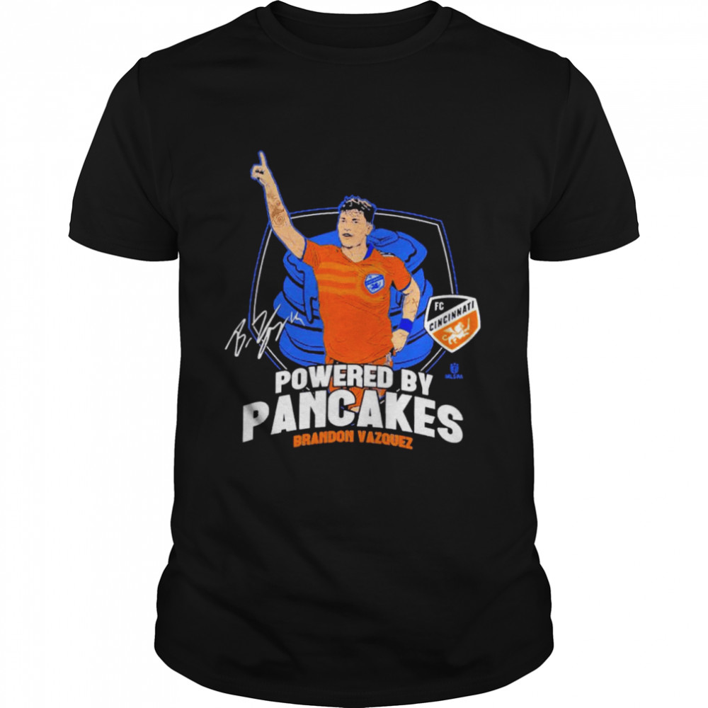 Powered by Pancakes Brandon Vazquez shirt Classic Men's T-shirt