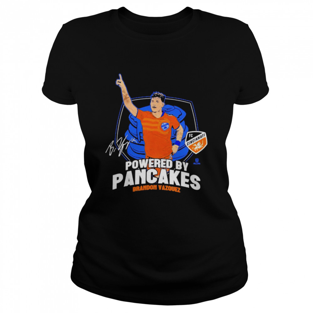 Powered by Pancakes Brandon Vazquez shirt Classic Women's T-shirt