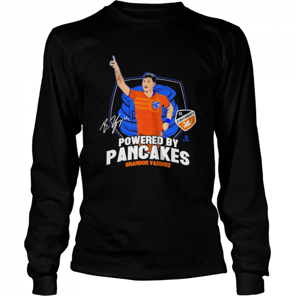 Powered by Pancakes Brandon Vazquez shirt Long Sleeved T-shirt