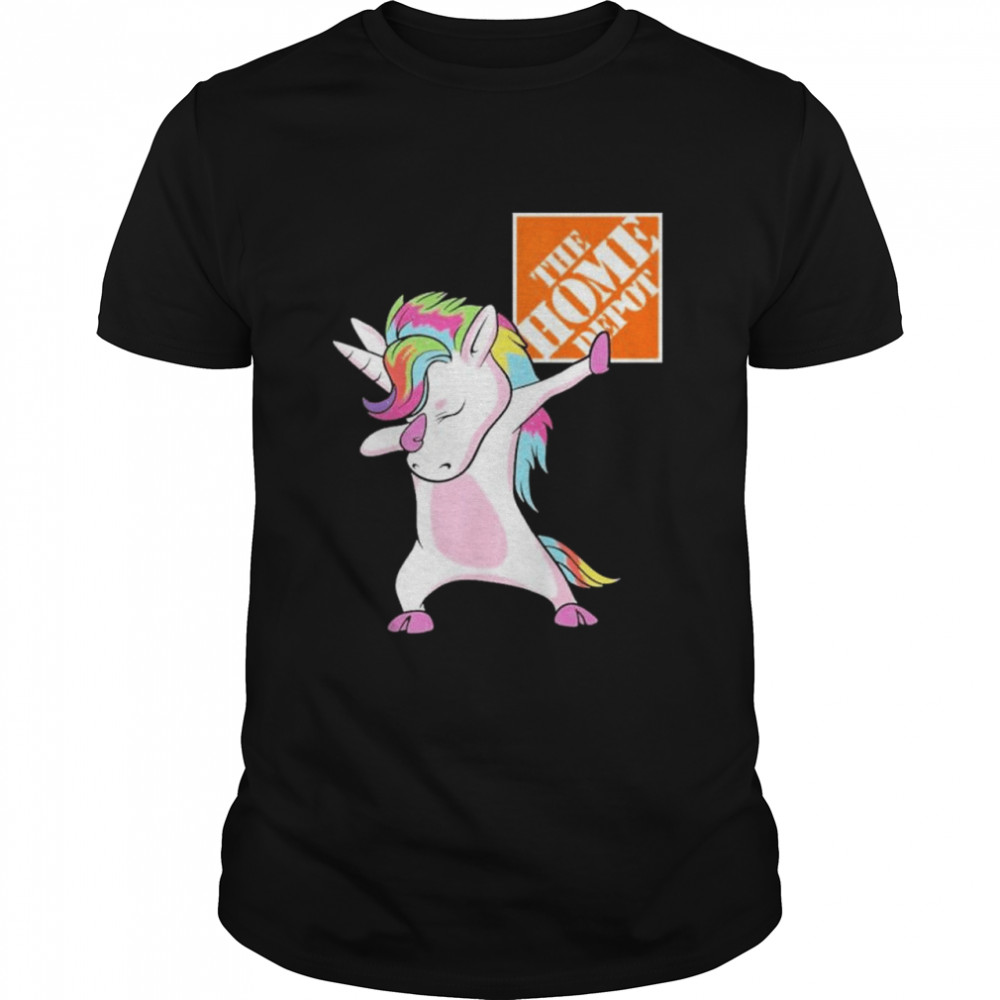 Unicorn the home depot logo shirt Classic Men's T-shirt